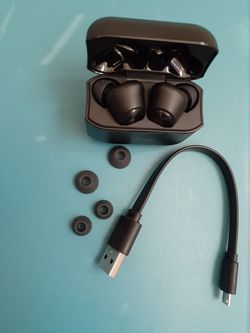 iTeknic Bluetooth 5.0, auriculares inalámbricos TWS Bluetooth con micrófono integrado estéreo 3D, 40 horas reproducción para iPhone y Android