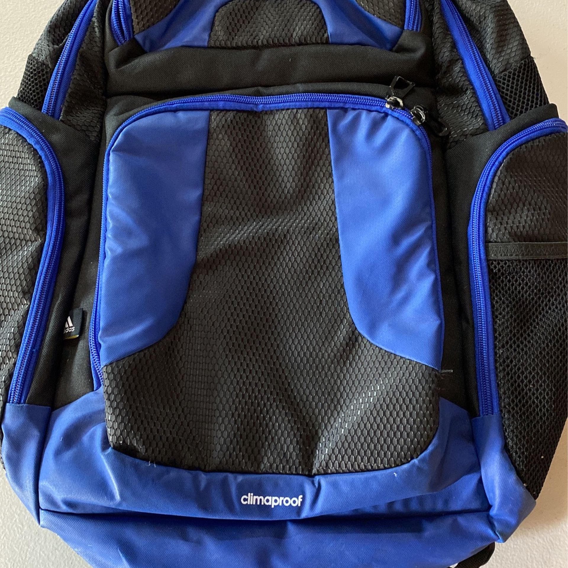 Adidas’s Black & Blue Backpack