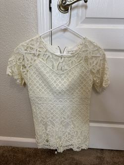 White Lace Romper 