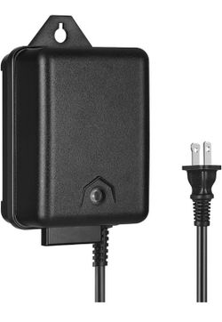 DEWENWILS 60W Low Voltage Landscape Transformer with Photocell Sensor, Low Voltage Transformer 120V AC to 12V AC, Landscape Lighting Transformer for O