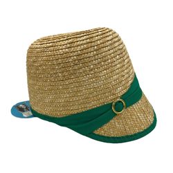 Eugenia Kim for target straw weave hat green ribbon fabric