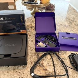 ROKU Ultra and ROKU Stream Stick with Remote