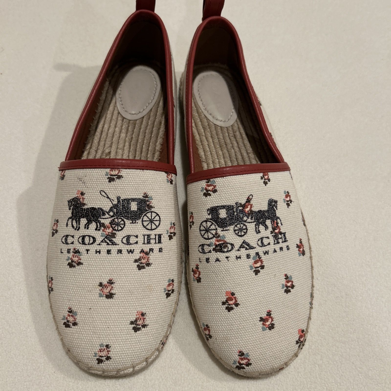 New Coach Espadrilles Shoes Flats 11b