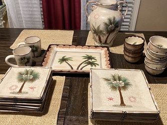 Palm Tree Dish Set 