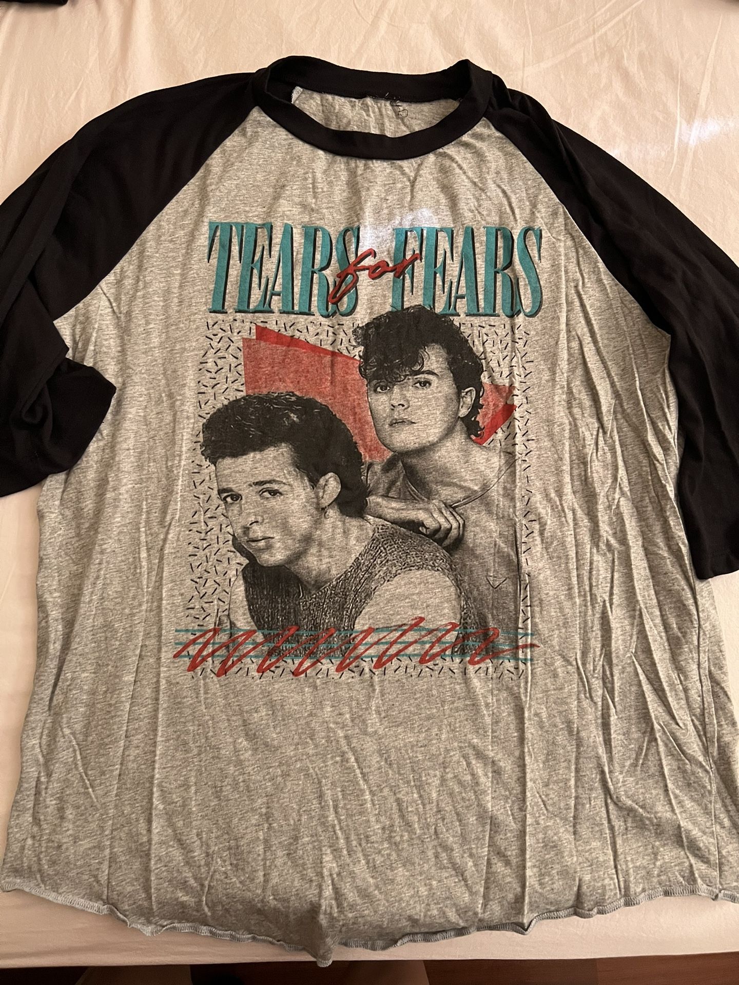 Tears For Fears Baseball Sleeve Tee