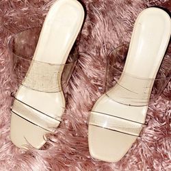 Clear Heels Size 5.5