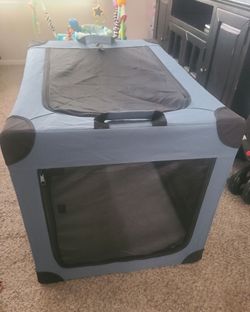 Soft-Sided Collapsible Dog Crate