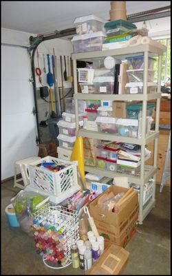 Roomfull of Craft Supplies