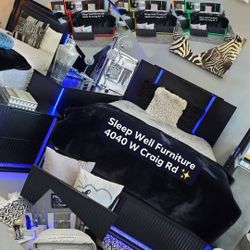 ✨ 4-Piece LED Queen Bedroom Set – Brand New! ✨