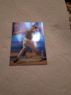 1999 Randy Johnson,  Stadium Club  Transaction,  Card # 328