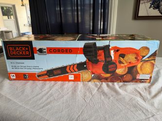 Black & Decker 14” Electric Chainsaw Corded