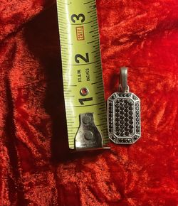 Rare David Yurman, Black Diamond Pendant