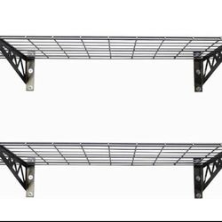 SafeRacks Garage Wall Shelves - 2-Pack 24"x48"