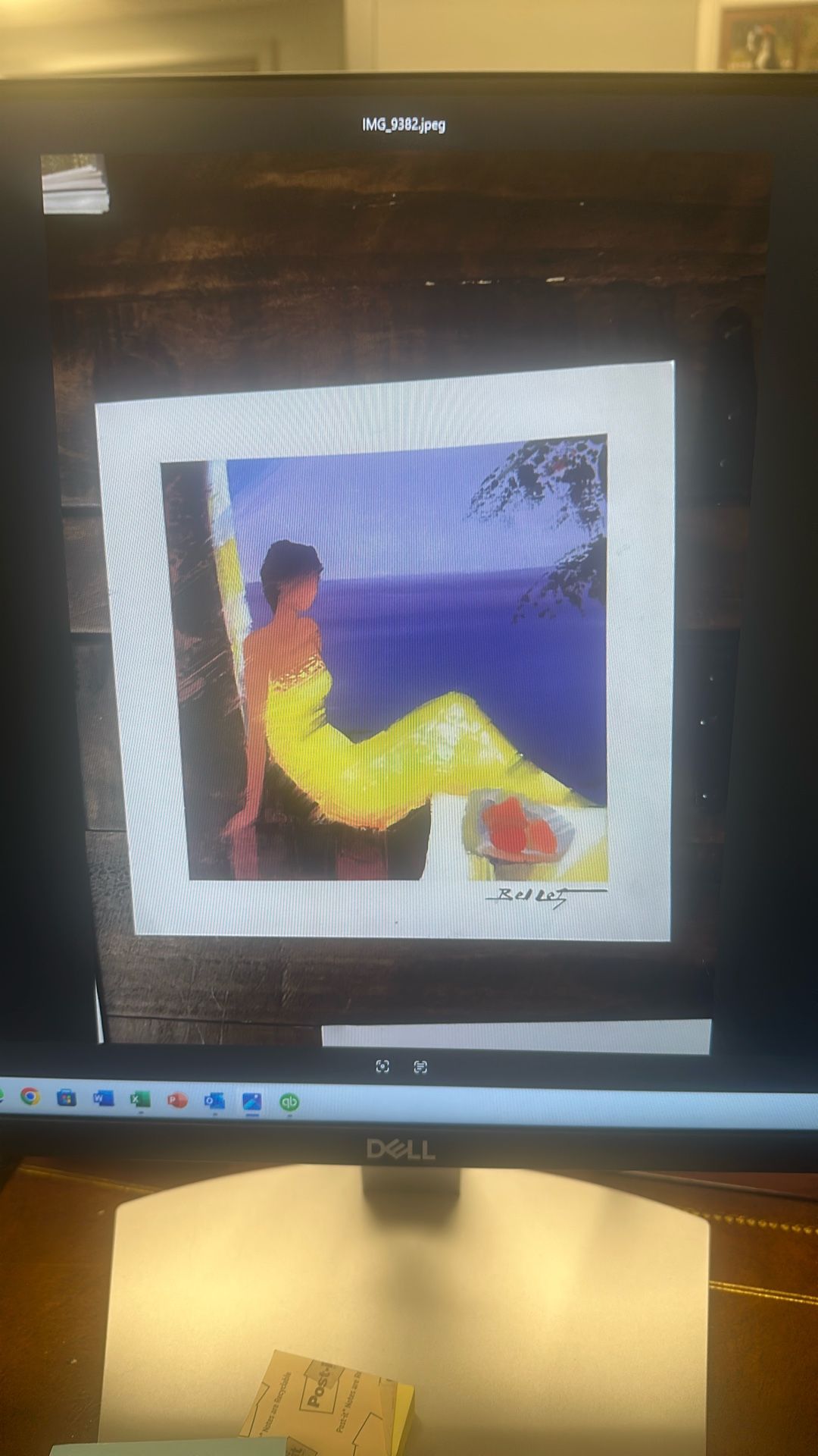 Lady In Yellow Dress
