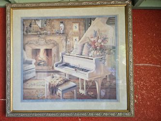 Bonito Cuadro Grande De Piono