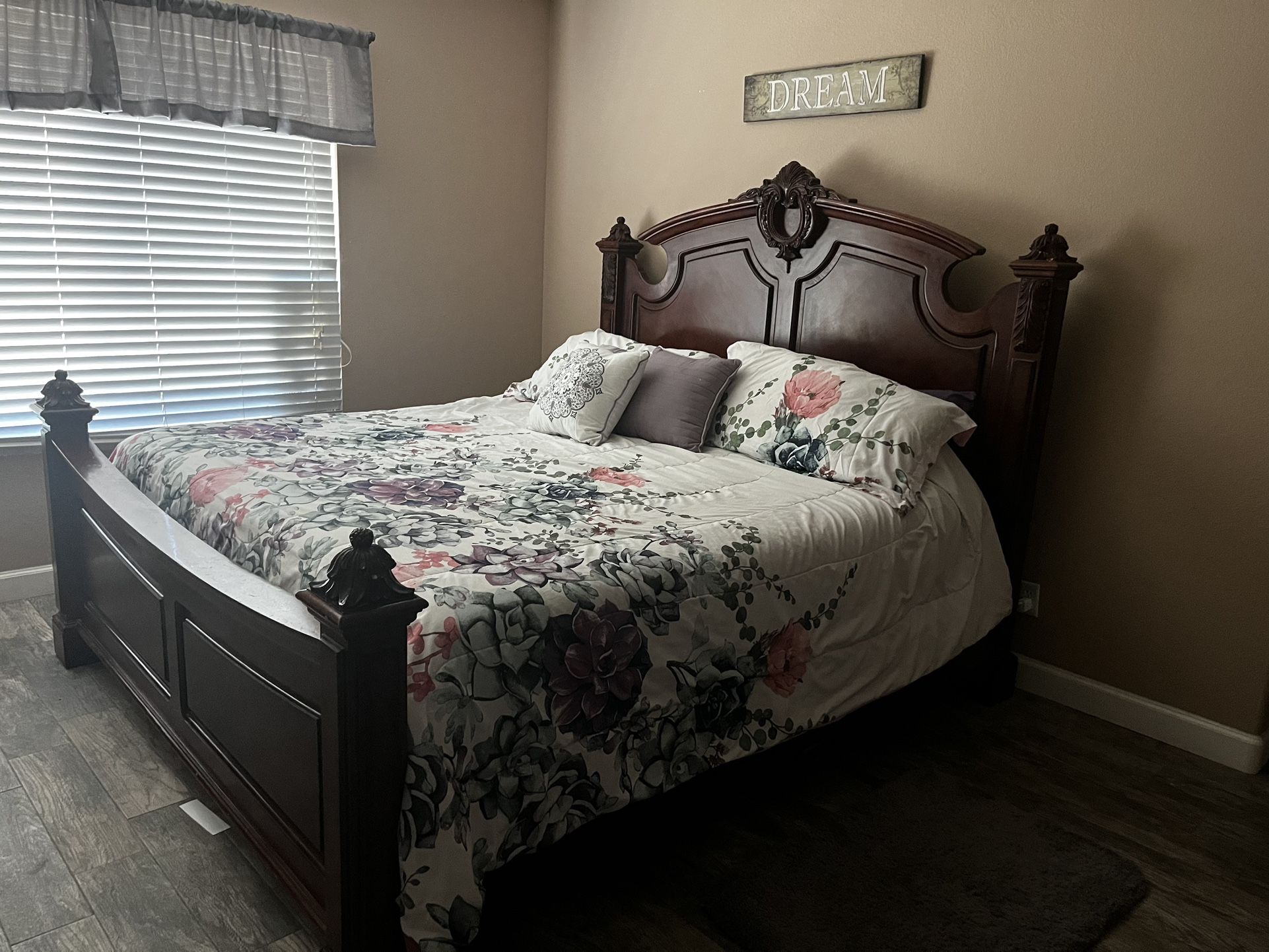 Bed and Armoire