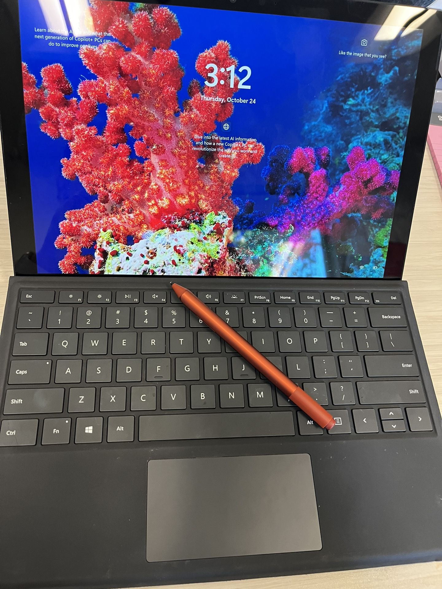 Microsoft Surface Pro 7 With Keyboard And Pen