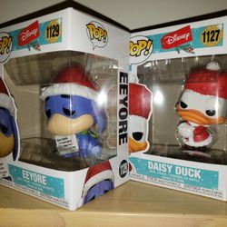 Eeyore & Daisy Duck HOLLIDAY Disney FUNKO POP Christmas