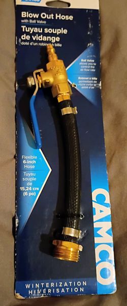 Blow Out Hose With Ball Valve