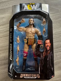 AEW Unmatched Collection Series 10 Adam Cole #75 Wrestling Figure W/ Championshi