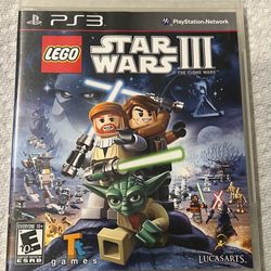 Lego Star Wars III 3: The Clone Wars (Sony PlayStation 3, PS3, 2011) 