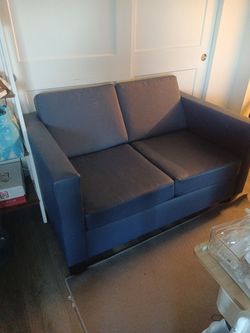 Blue sofa