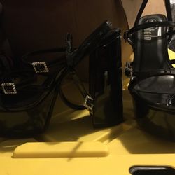 Chunky Strappy Heels