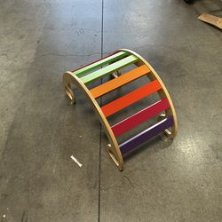 Waldorf Rocker Board for Toddlers - Safe Non Toxic Climbing and Rocking Board
