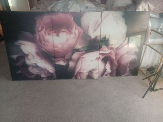 Floral wall art