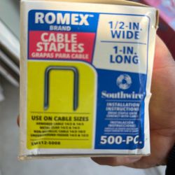 Romex Cable Staples 500pc