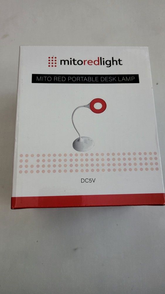 portable desk lamp mito red light