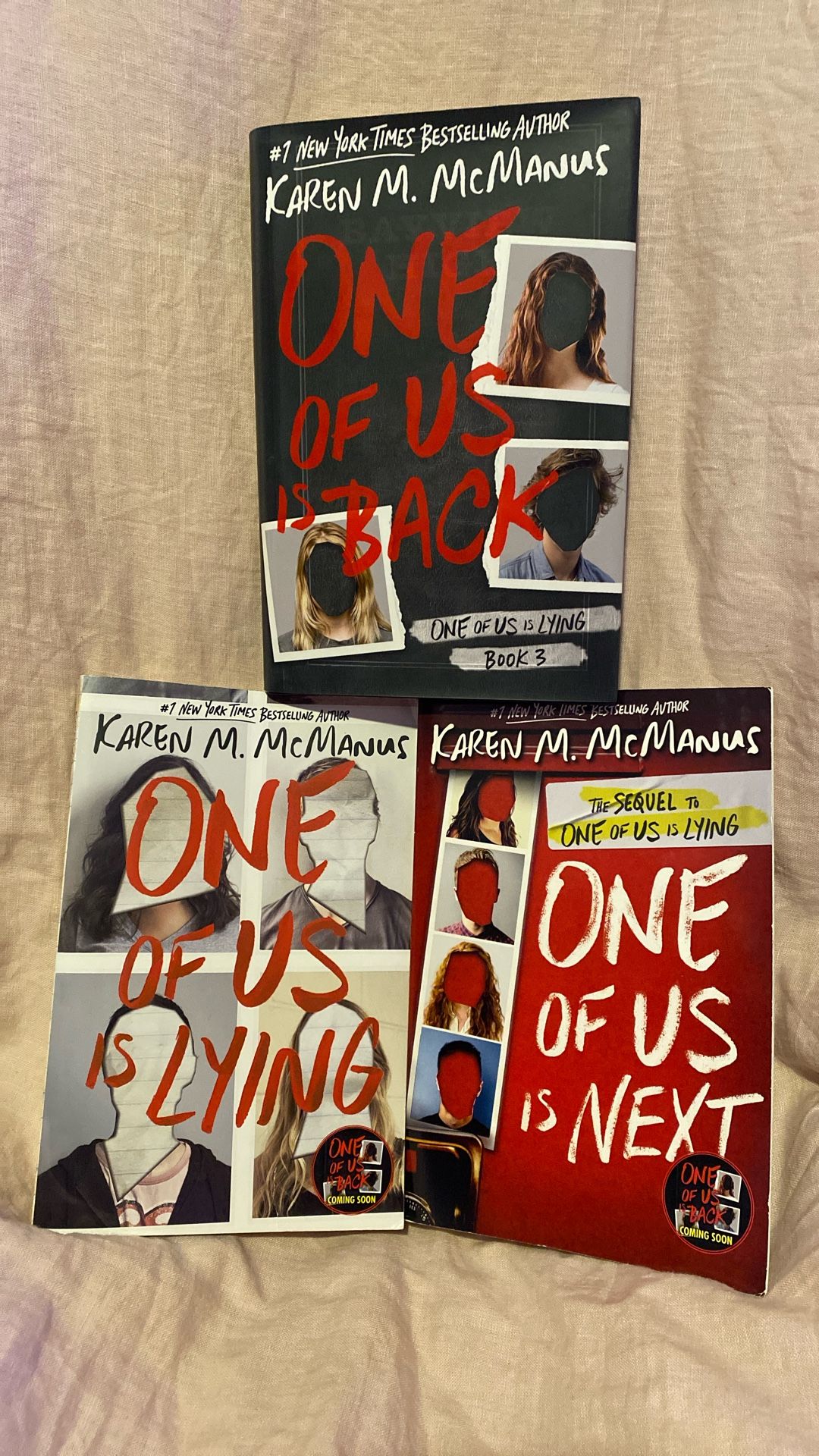 Book series “one of us is …” - Karen M. McManus