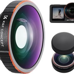 K&F CONCEPT Wide-Angle Lens Compatible with DJI Osmo Action 5 Pro