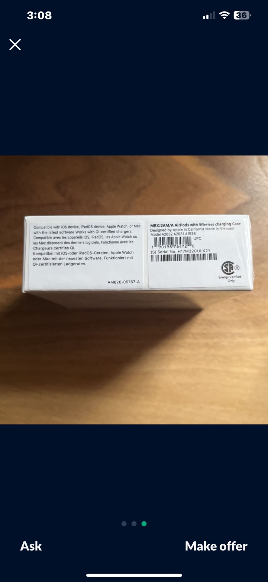 Apple Airpods Gen 2