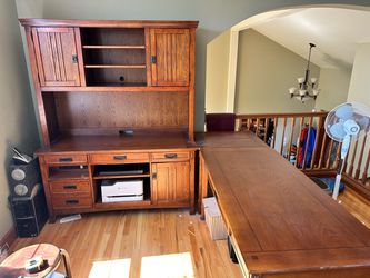Ashley Cross Island Office Set
