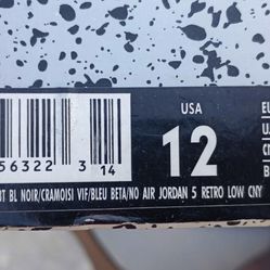 Nike Air Jordan 5 V Retro Low Alternate 90 Black Gym Red