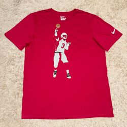 Nike Arizona Cardinals NFL Josh Rosen Nike Cotton Athletic Cut T Shirt Adult L