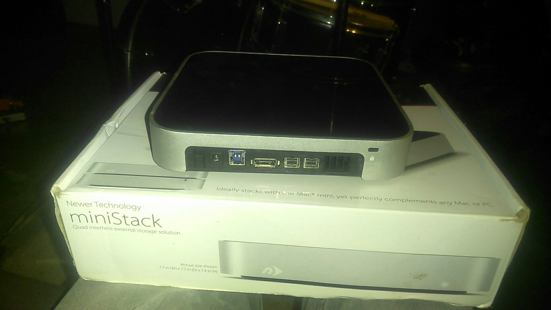 2tb MiniStack quad interface external storage solution
