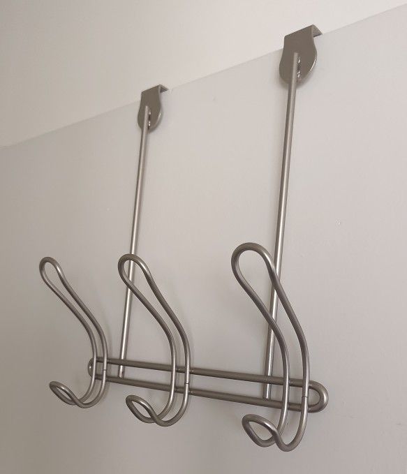 3 hook Clothes Door Hanger Metal