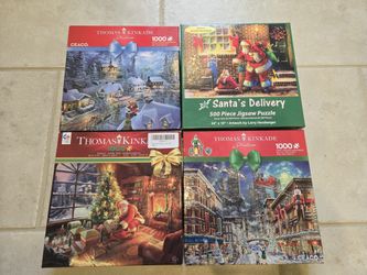 Four Santa/Christmas theme puzzles