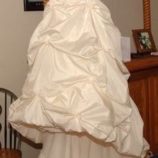 Off White A-Line Wedding Dress