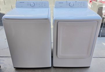 Samsung Washer Machine And Electric Dryer (90 DAYS WARRANTY) DELIVERY AND INSTALLATION AVAILABLE