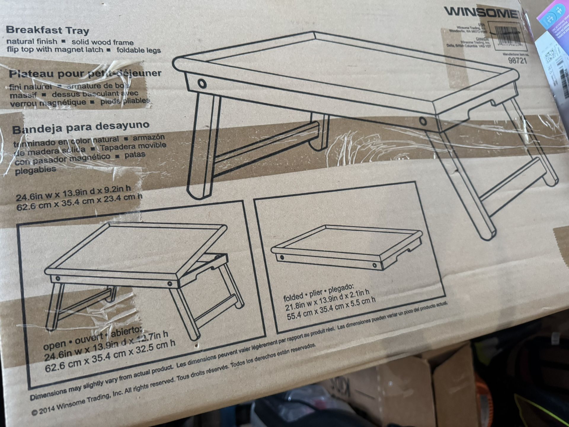 Breakfast Tray/table