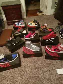 Variety of Air Jordan's