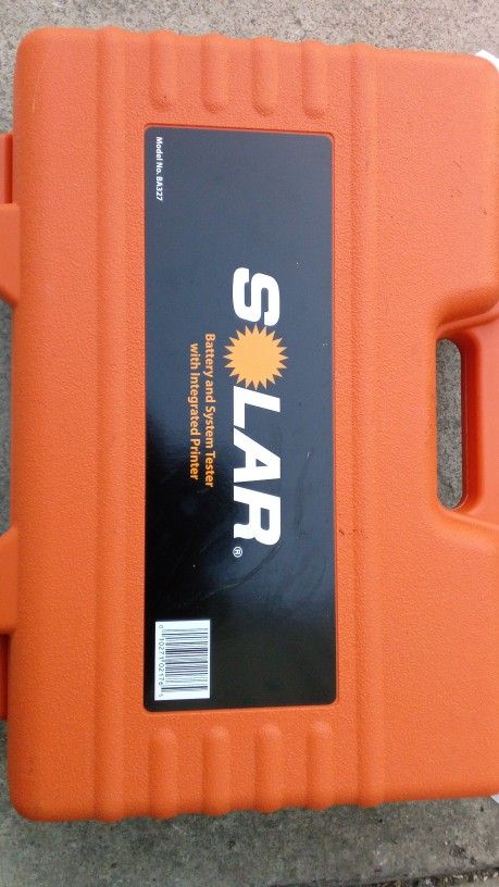 Solar Battery And System Tester With Integrated Printer 