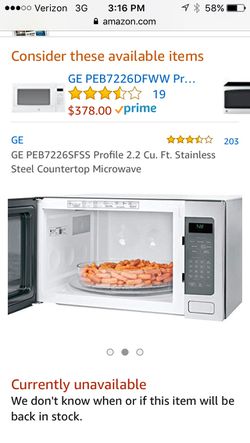 Full size GE microwave with cart - fits mini fridge for Sale in Tempe, AZ -  OfferUp