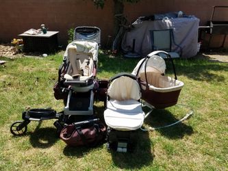 Orbit G2 car seat base, infant car seat, stroller frame,bassinet & frame,toddler seat,2 panniers& helix plus.