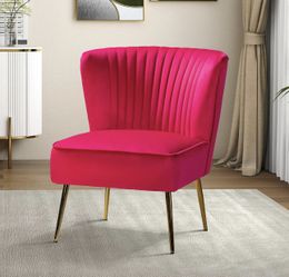 HULALA HOME Velvet Accent Chair
