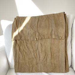 Golden brown drapes - 43.5in x 94in per panel (set of 2)