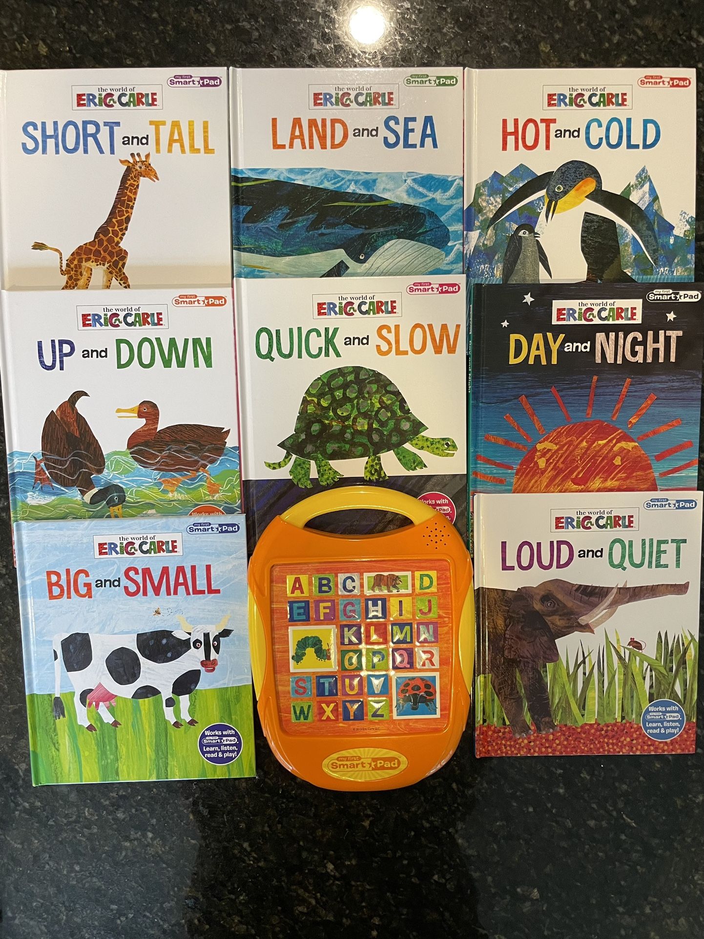 World of Eric Carle My First Smart Pad Electronic Activity Pad and 8-Book Library Set